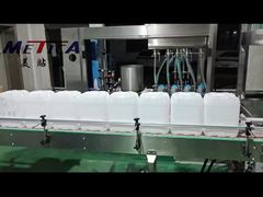 Máy đóng nắp và dán nhãn thùng 10L tự động