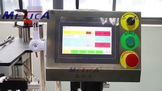 Dây chuyền dán nhãn đóng nắp mẫu nước hoa