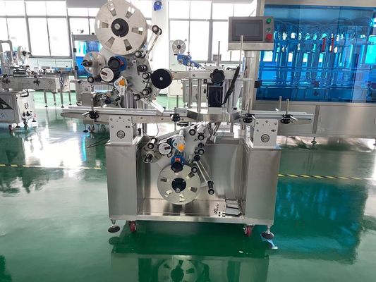 Multifunctional Cake Flat Box Label Applicator Machine 600BPH-1200 BPH Low Noise