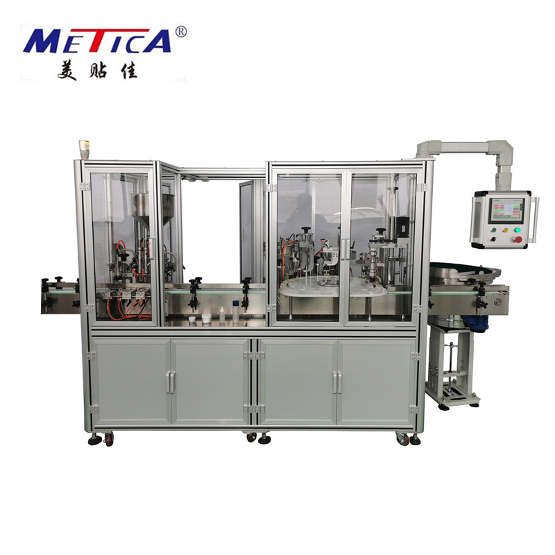 Sản phẩm kem và kem dưỡng da Máy chiết rót và đóng nắp Máy đóng gói mỹ phẩm