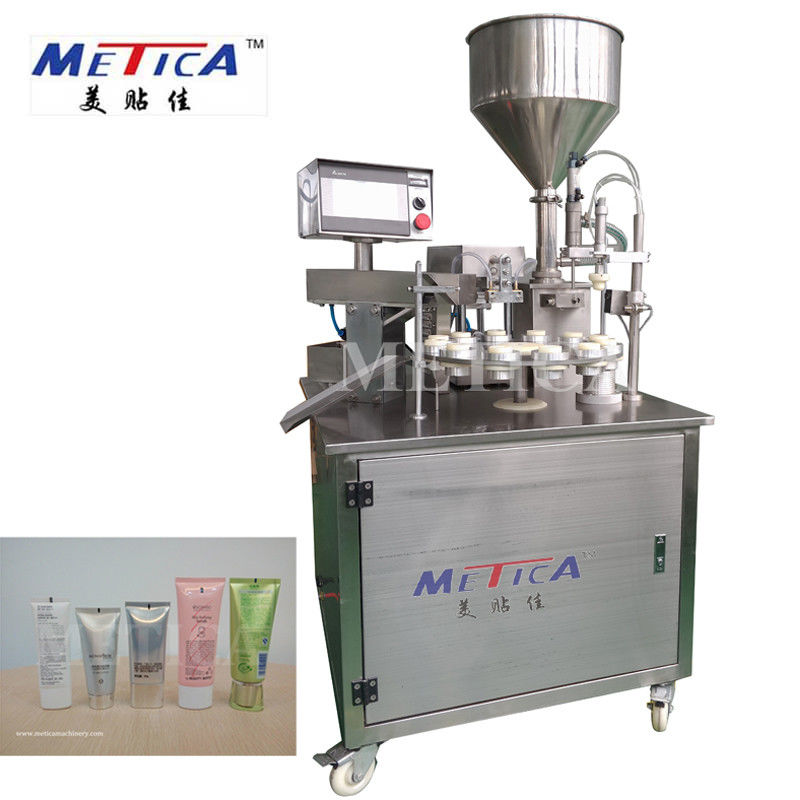 Máy làm đầy và niêm phong ống mềm bán tự động cho ngành công nghiệp hóa học và thực phẩm