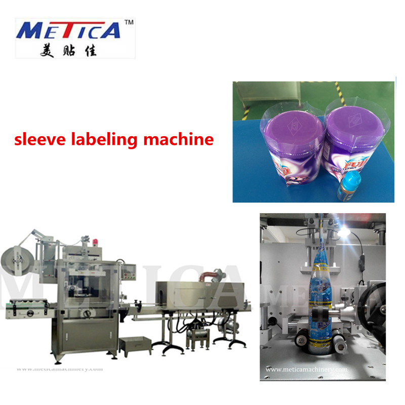 Automatic Labeling Machine With Shrink Sleeve Labeling 1000-10000bph