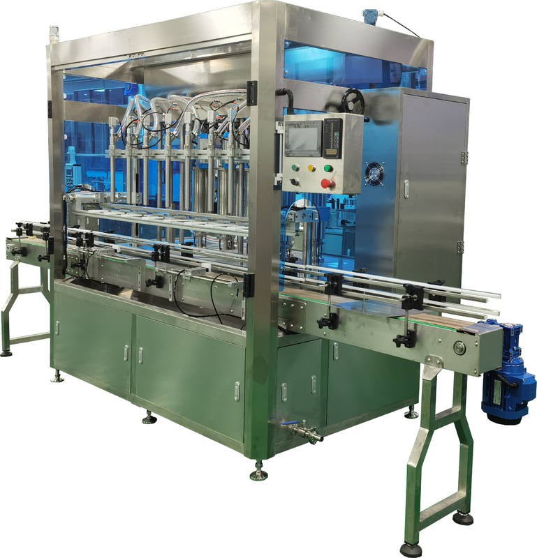 4-10 Đầu điền Máy điền chai tự động 304/316 thép không gỉ