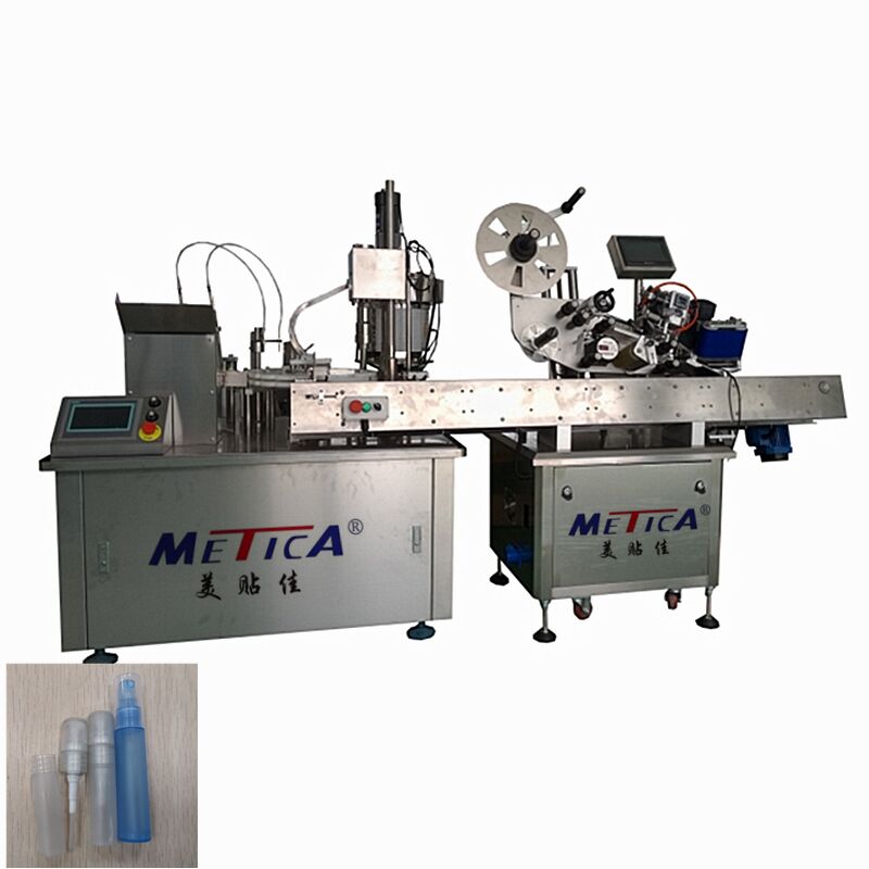 Máy chứa nước hoa 1-3ml tự động với nắp và nhãn cho chai mẫu