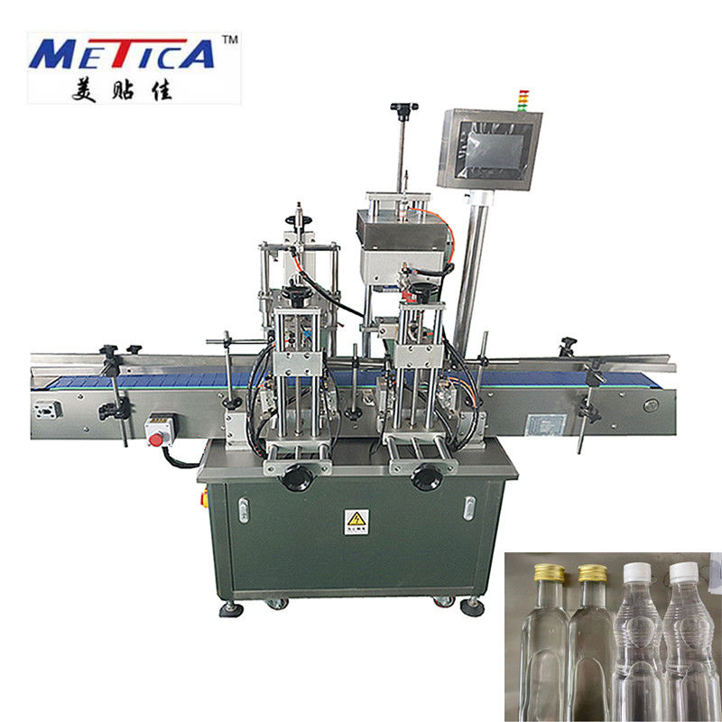 1000Bph-2000bph Automatic Bottle Capping Machine Customized Linear Type