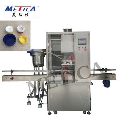 Chai dầu động cơ Máy đóng nắp trục vít tự động tuyến tính Máy ép và nắp vặn