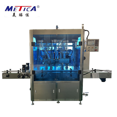 Máy lấp đầy theo dõi chai dầu gội tốc độ cao Máy chạy bằng động cơ servo 2000BPM