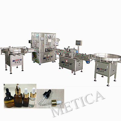 Máy dán nhãn tự động đầy nước hoa chai thủy tinh