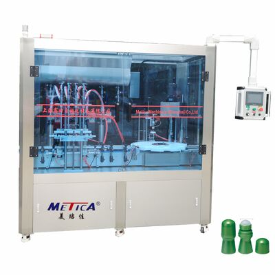 Cuộn chất khử mùi tốc độ cao trên Máy điền chai với thể tích điều chỉnh cho thiết bị điền chai lỏng