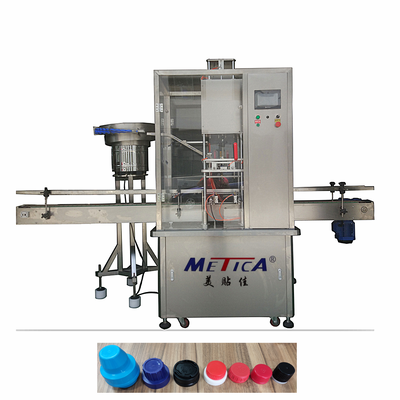 Automatic 1L Container Positioning Capping Machine for Precise Bottle Sealing (Máy nắp vị trí thùng 1L tự động để niêm phong chai chính xác)