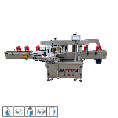 Máy dán nhãn ba mặt tự động tốc độ cao để áp dụng nhãn hiệu hiệu quả