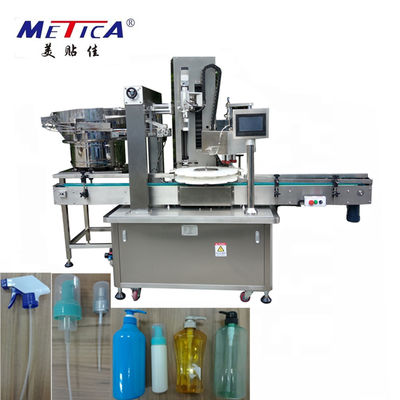 Máy đóng nắp chai có thể lập trình PLC 1000BPH-1500BPH cho nắp kích hoạt