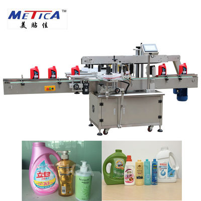 Máy dán nhãn mặt trước và mặt sau MT-3510 và Máy dán nhãn chai dầu gội đầu