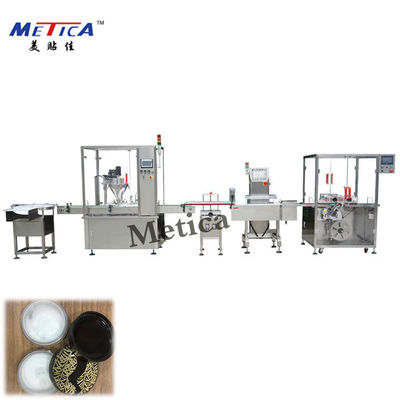 Dây chuyền sản xuất đóng chai điều khiển bằng Servo 3Kw 220V cho bột rời