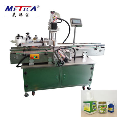 Máy dán nhãn chai vuông bốn cạnh 300kg 600Bph-1500bph Tùy chỉnh
