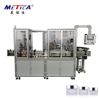 Máy chiết rót và đóng nắp kem 10-100ml Trí tuệ hóa cao cho mỹ phẩm