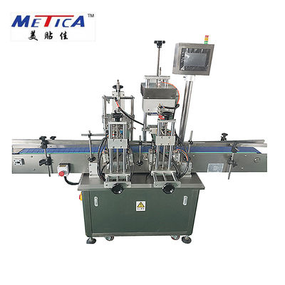 Máy đóng nắp chai bán tự động 0.6MPa Máy đóng nắp tuyến tính cho nắp Ropp